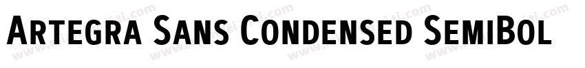 Artegra Sans Condensed SemiBold字体转换